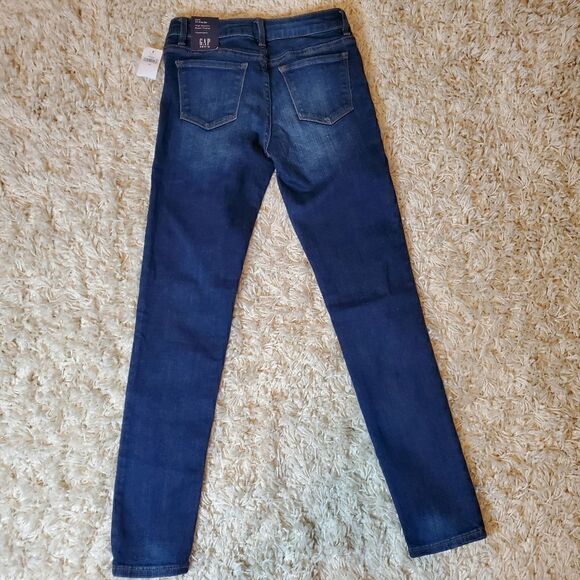 GAP High Stretch Super Skinny Mid Rise Jeans - Sz. 10 Regular - Picture 4 of 6